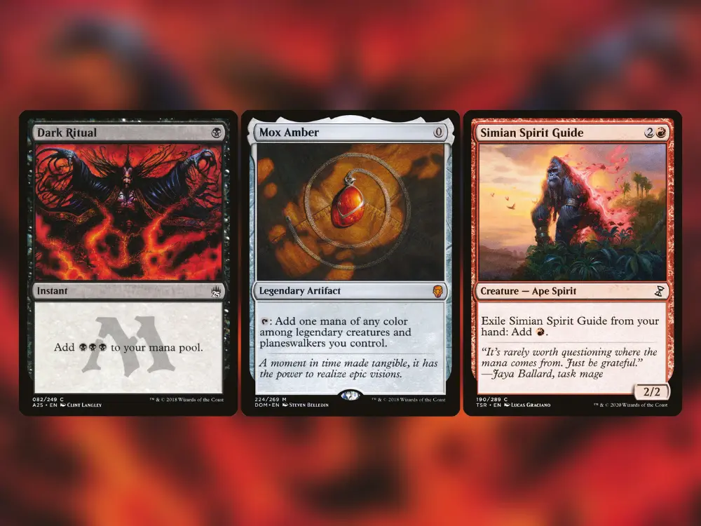 Dark Ritual, Mox Amber & Simian Spirit Guide