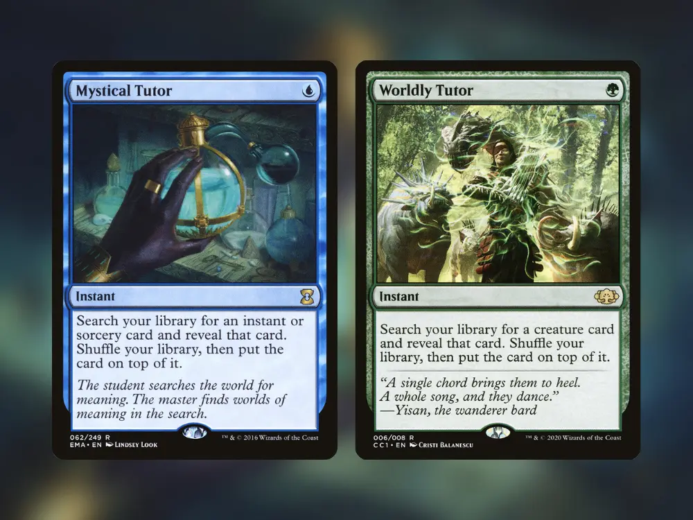 Mystical Tutor & Worldly Tutor