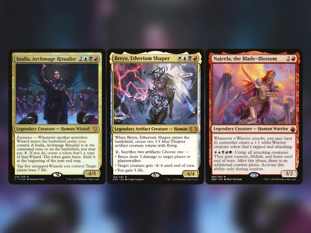 Inalla, Archmage Ritualist & Breya, Etherium Shaper & Najeela, the Blade-Blossom