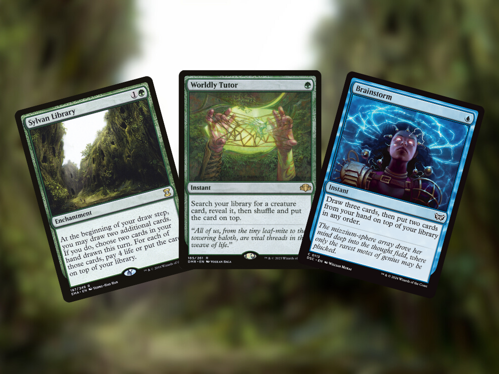 Sylvan Library & Worldly Tutor & Brainstorm